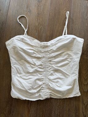 Last chance - Lucy Paris White Smocked Top